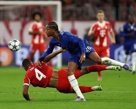 Chelsea's manager fumes as Bayern Munich center-back Jonathan Tah avoids dismissal in Champions League setback
